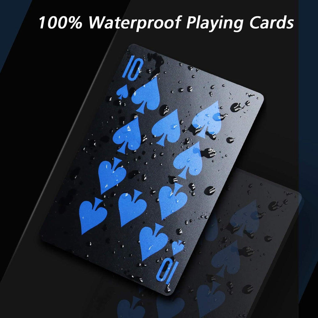 2 Decks Plastic Playing Cards, Premium Plastic Waterproof