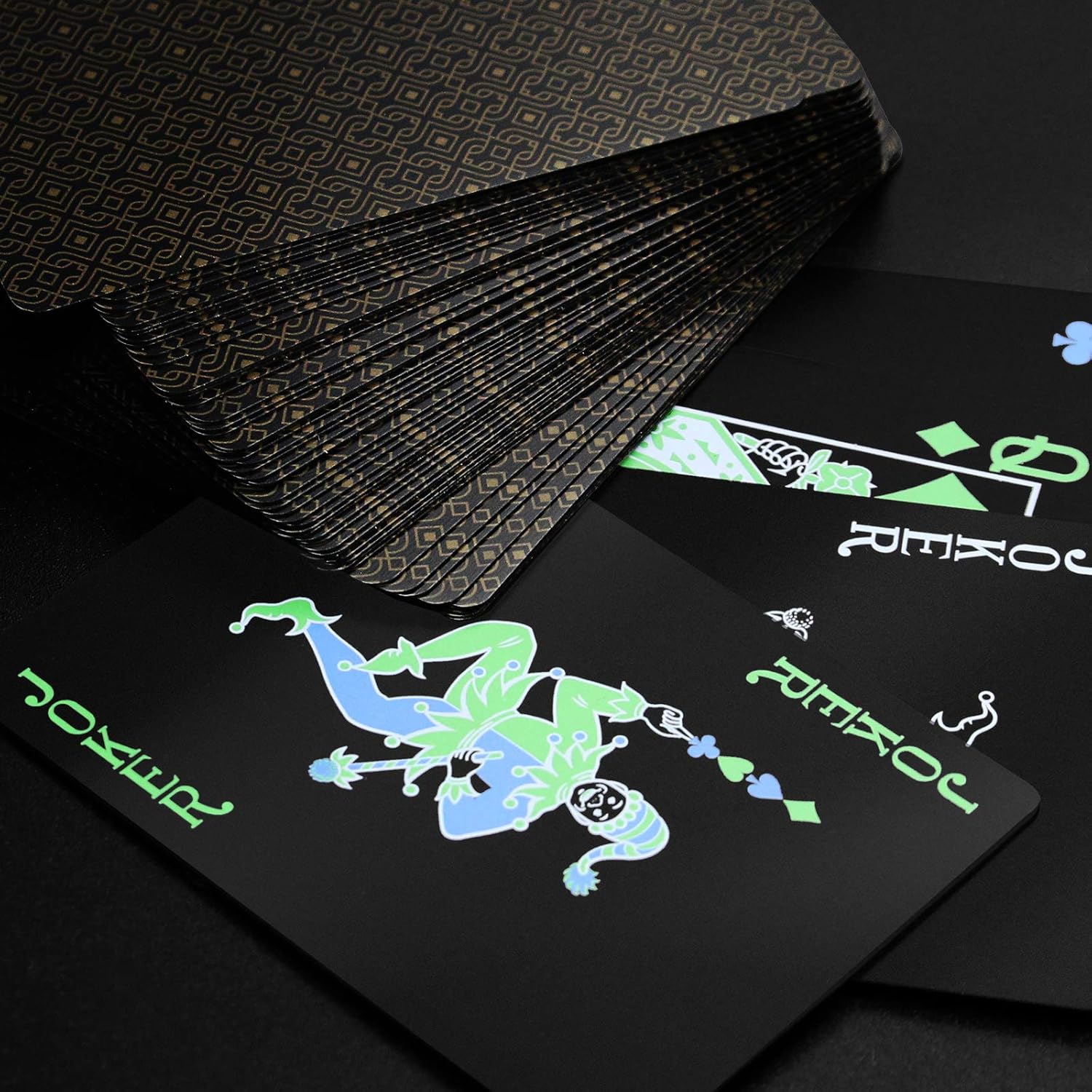 2 Decks Plastic Playing Cards, Premium Plastic Waterproof