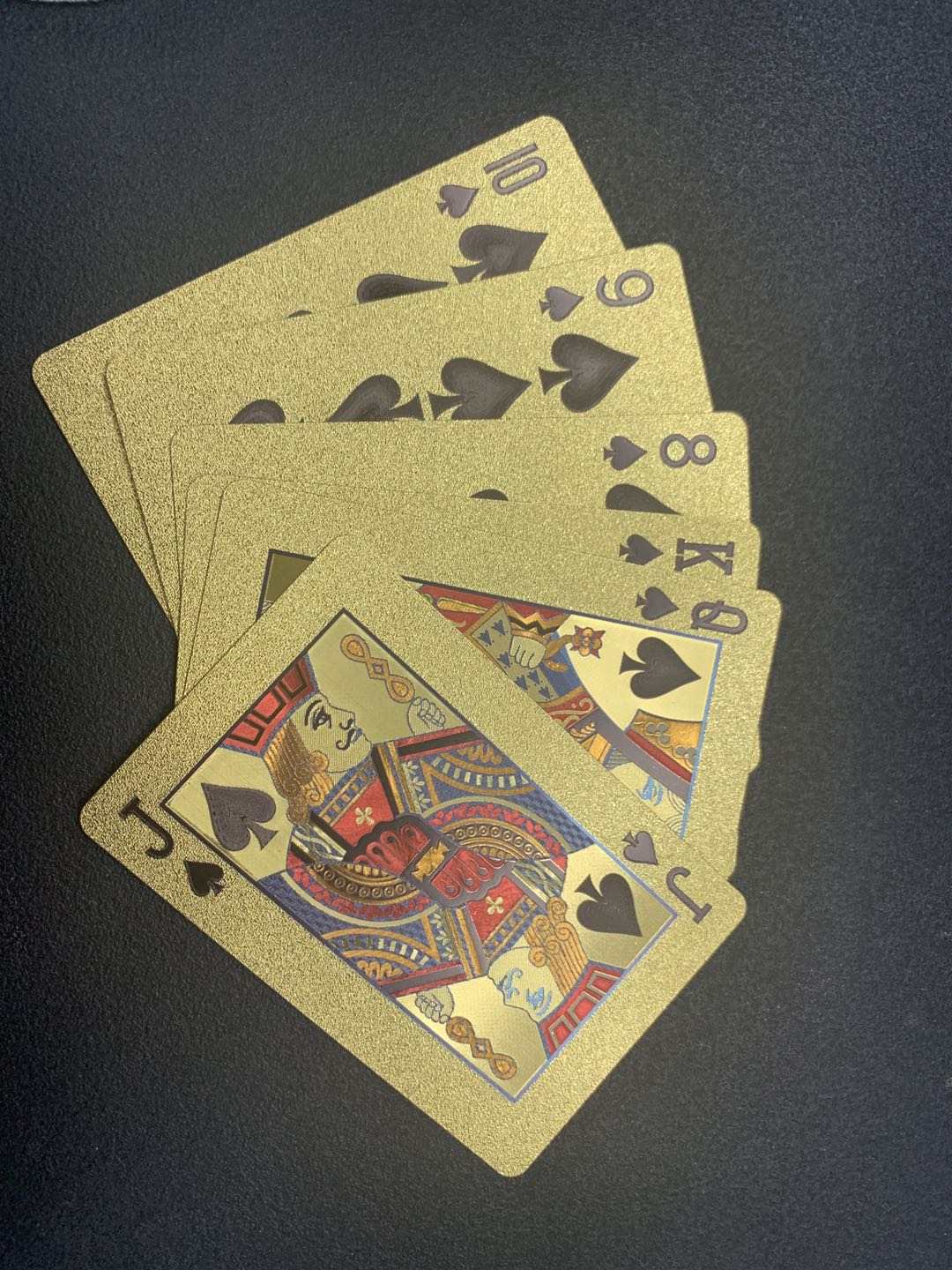 Gold Cards – Glittery Gold Plating Durable cards