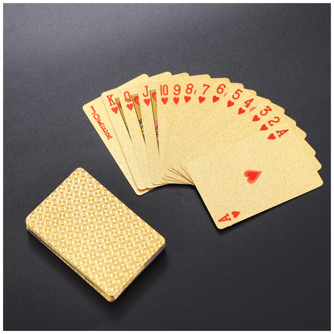 Gold Cards – Glittery Gold Plating Durable cards